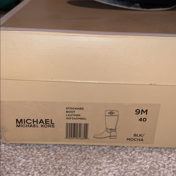 Michael Kors Stockard Leather boot black & brown - Picture 3 of 10